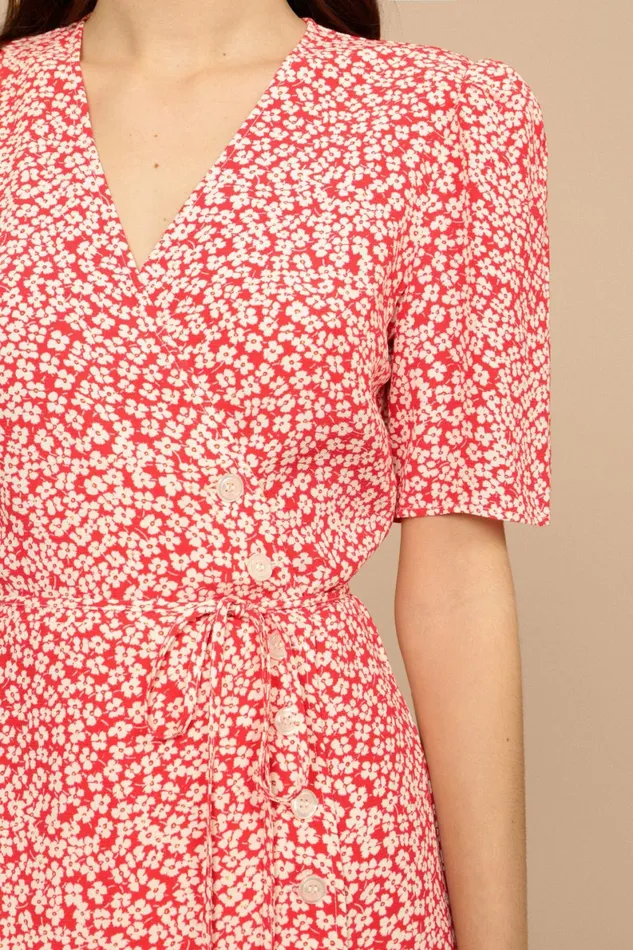 GABINETTE Dress Coquelicot Fleurette Women Rouje Dresses