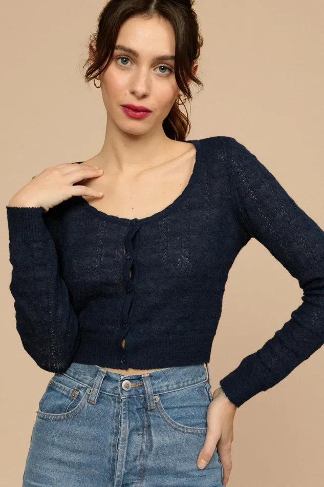 GABRIELLA Sweater Navy Women Rouje Knits