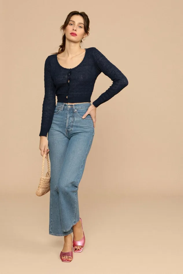 GABRIELLA Sweater Navy Women Rouje Knits