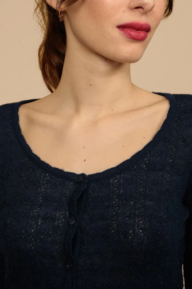 GABRIELLA Sweater Navy Women Rouje Knits