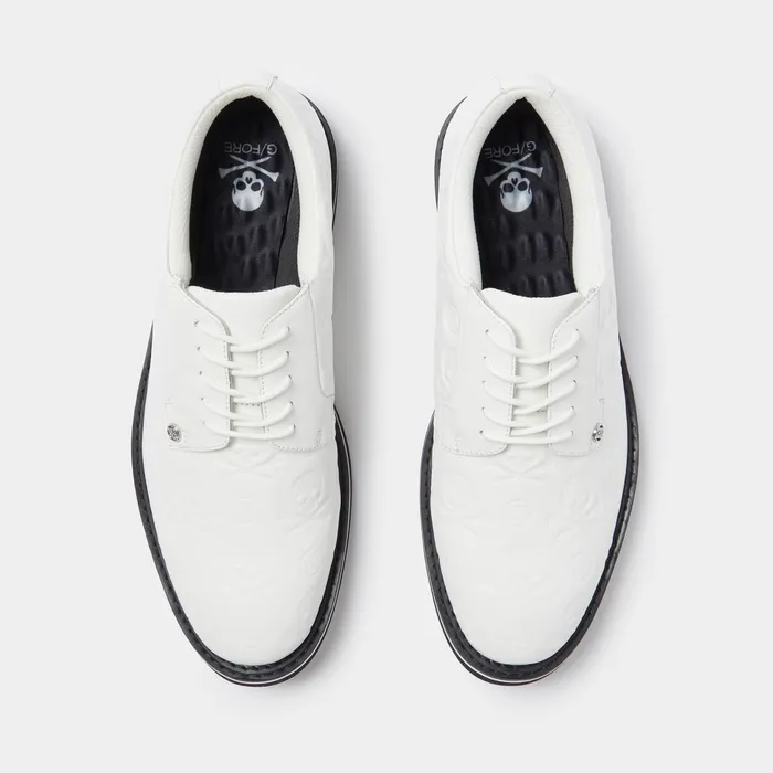 Gallivanter Debossed Skull and T039s Leather Golf Shoe Snowonyx Men GFORE Golf Shoes