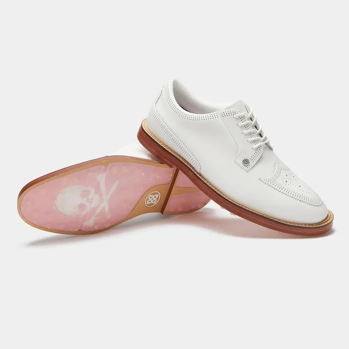Gallivanter Leather Luxe Sole Brogue Golf Shoe Snow Men GFORE Golf Shoes