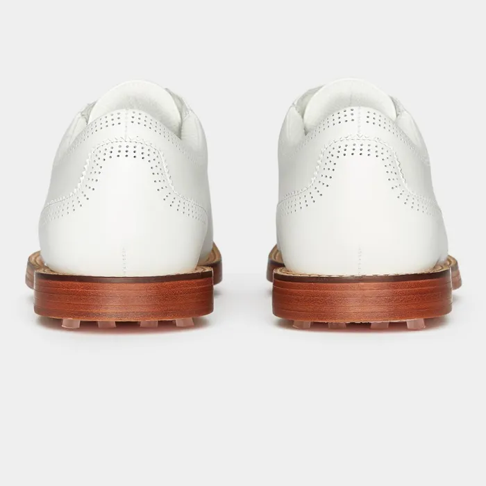 Gallivanter Leather Luxe Sole Brogue Golf Shoe Snow Men GFORE Golf Shoes