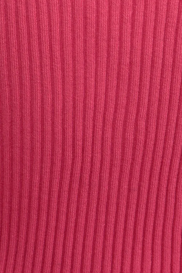 GIANNI Top Fushia Uni Women Rouje Tshirts and Tank Tops