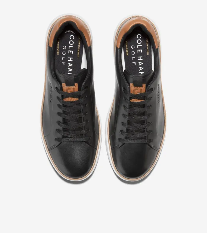 Golf Men Cole Haan GrandPr Topspin Golf Shoes Blackpecan Brownoptic White Golf Men Cole Haan GrandPr Topspin Golf Shoes Blackpecan Brownoptic White