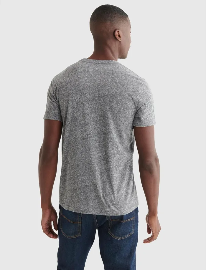Graphic Tees Men Lucky Brand 3 Clover Branded Tee Grey Graphic Tees Men Lucky Brand 3 Clover Branded Tee Grey