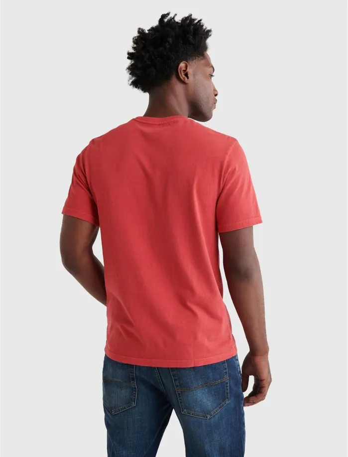 Graphic Tees Men Lucky Brand CocaCola Core Tee Ribbon Red
