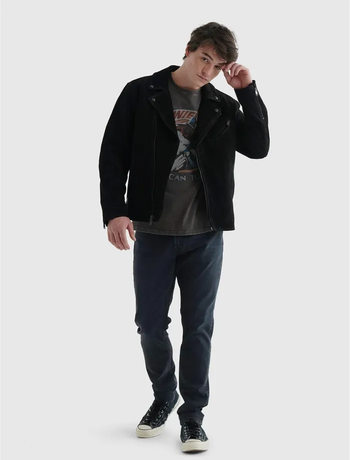Graphic Tees Men Lucky Brand David Bowie Tee Raven