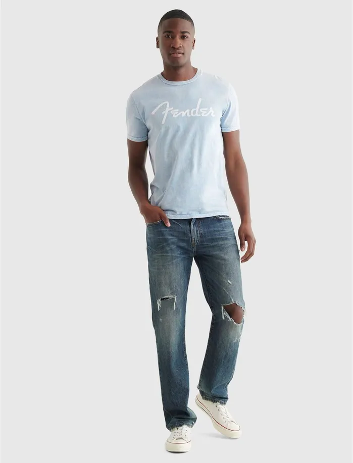 Graphic Tees Men Lucky Brand Fender Tee Blue Bell Graphic Tees Men Lucky Brand Fender Tee Blue Bell