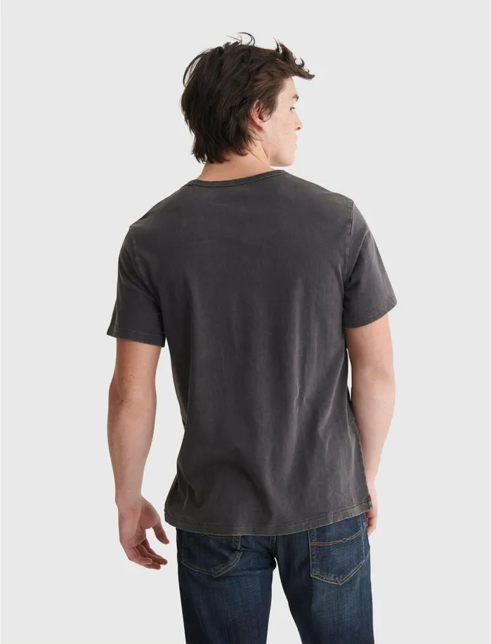 Graphic Tees Men Lucky Brand Fender Ukeleles Tee Jet Black