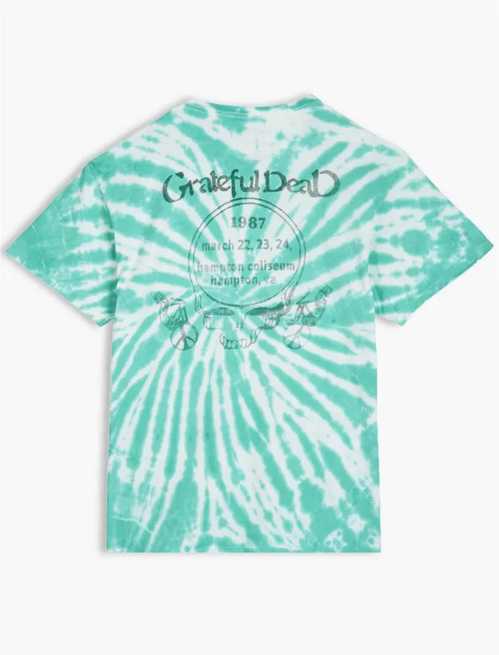 Graphic Tees Men Lucky Brand Grateful Dead Long Strange Trip Tee Multi