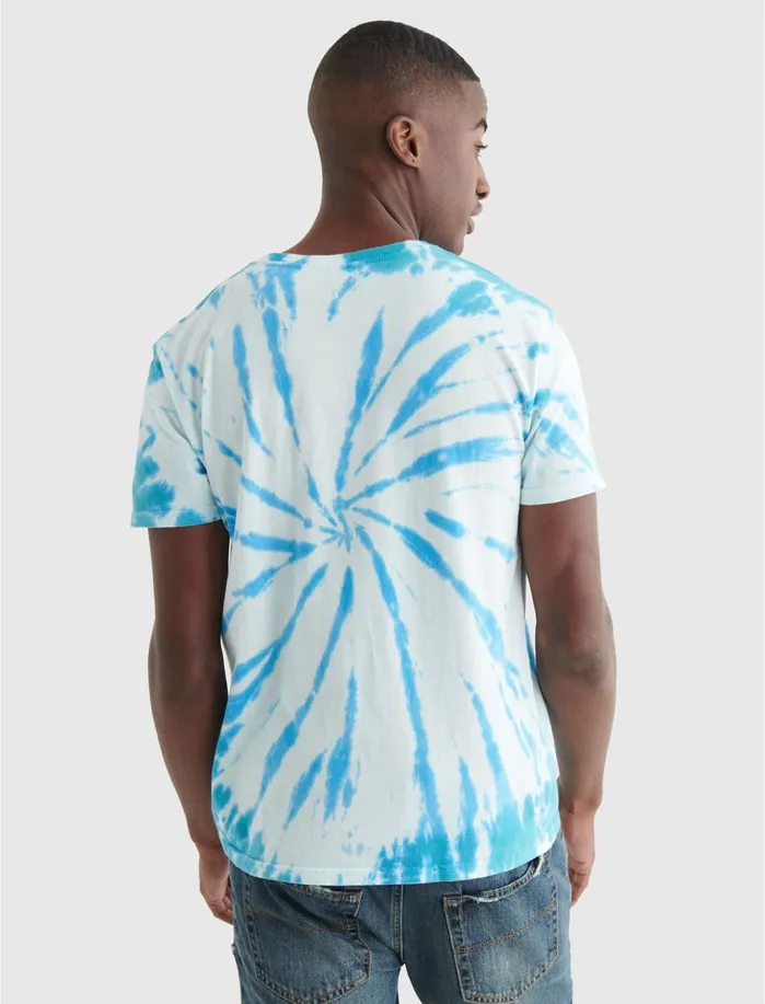 Graphic Tees Men Lucky Brand Lucky Branded Tee Blue Multi Graphic Tees Men Lucky Brand Lucky Branded Tee Blue Multi