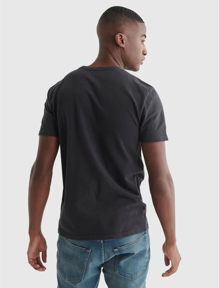 Graphic Tees Men Lucky Brand Lucky Ol Skool Plaque Tee Jet Black Graphic Tees Men Lucky Brand Lucky Ol Skool Plaque Tee Jet Black