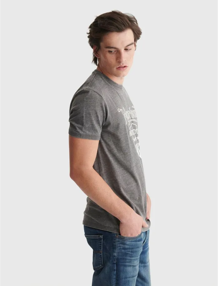 Graphic Tees Men Lucky Brand Morrison Tee Black Mountain