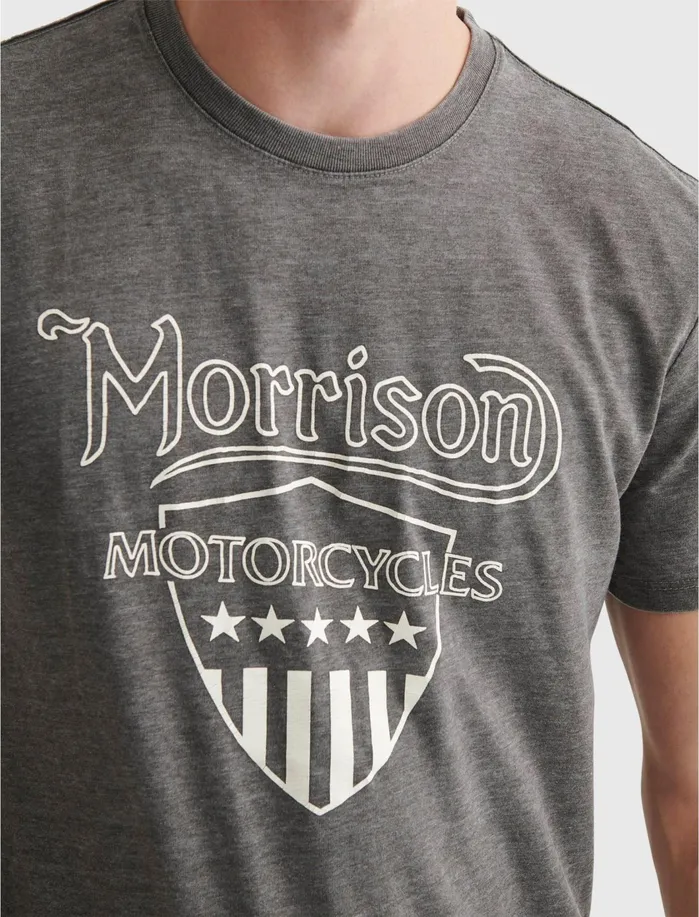 Graphic Tees Men Lucky Brand Morrison Tee Black Mountain