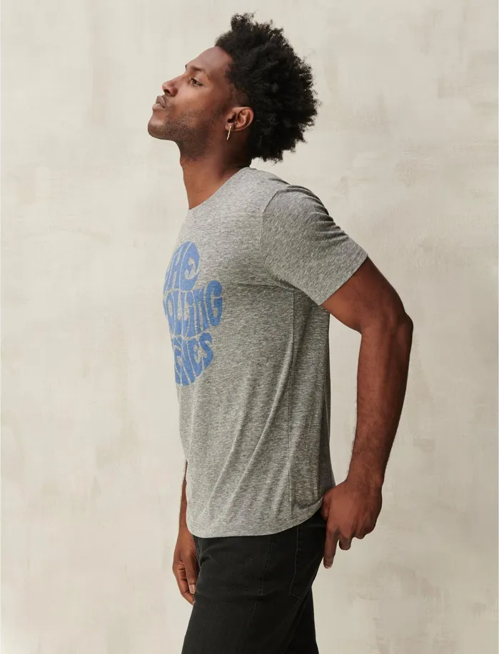 Graphic Tees Men Lucky Brand The Rolling Stones Tee Grey