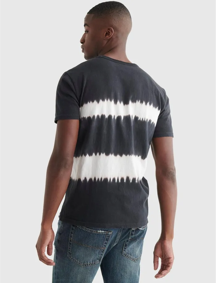 Graphic Tees Men Lucky Brand Tie Dye Crew Multi