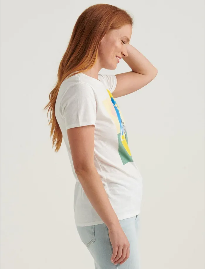 Graphic Tees Women Lucky Brand Coke Multi Tee Lucky White
