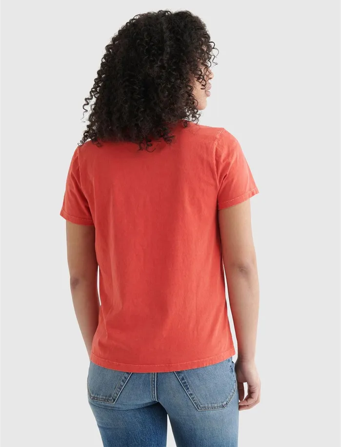 Graphic Tees Women Lucky Brand The Band Core Classic Tee Cardinal Graphic Tees Women Lucky Brand The Band Core Classic Tee Cardinal