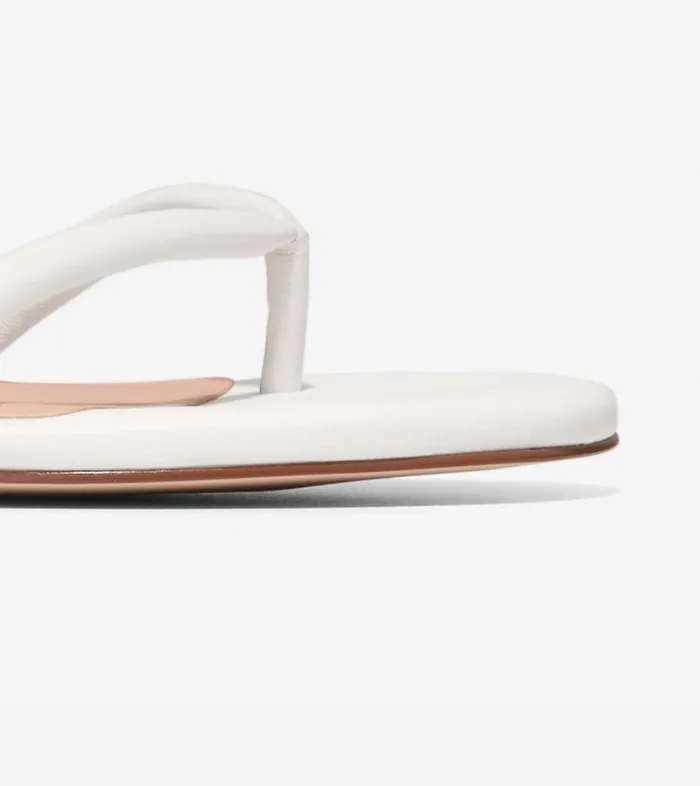 Heels And Wedges Women Cole Haan Calli Thong Sandal Egret Heels And Wedges Women Cole Haan Calli Thong Sandal Egret