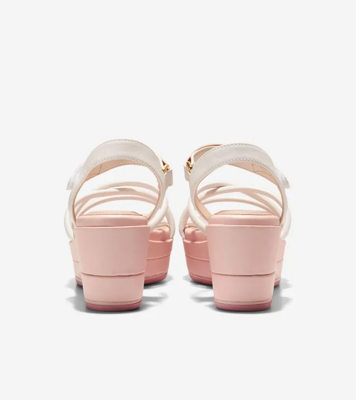 Heels And Wedges Women Cole Haan Grand Ambition Addison Flatform Wedge Ivory Rose Smoke Heels And Wedges Women Cole Haan Grand Ambition Addison Flatform Wedge Ivory Rose Smoke