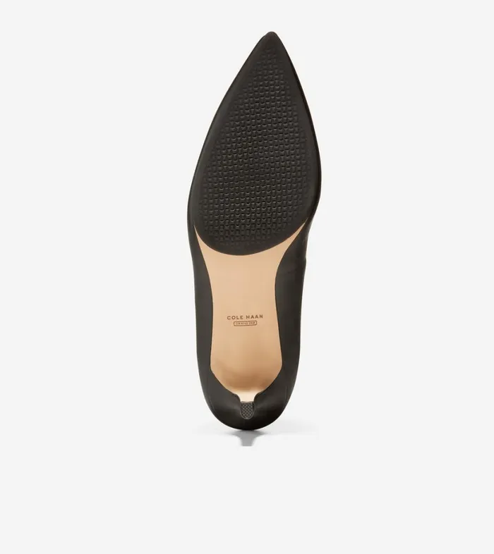 Heels And Wedges Women Cole Haan Grand Ambition Pump Black Leather Heels And Wedges Women Cole Haan Grand Ambition Pump Black Leather