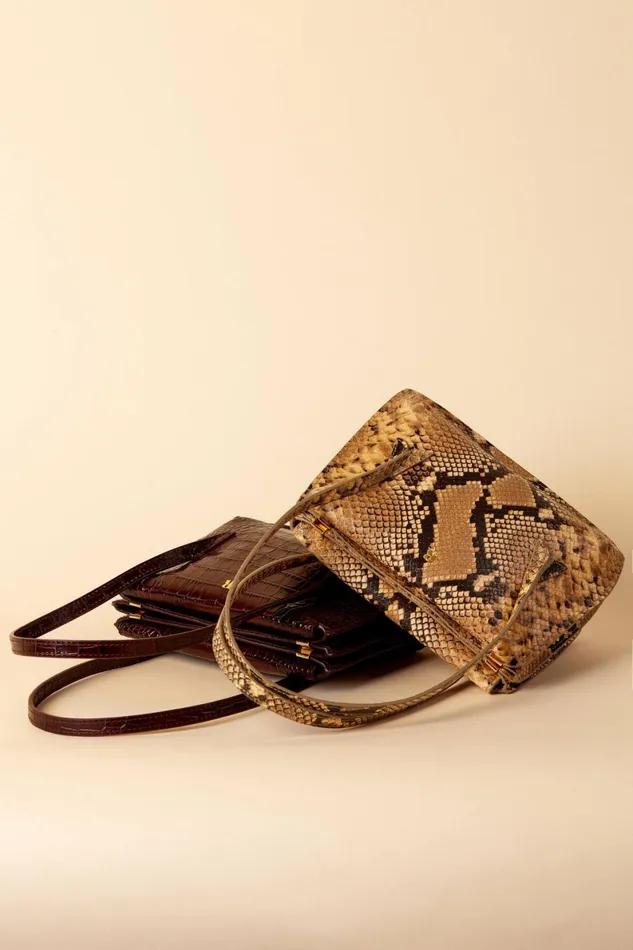 J Bag Python Naturel Women Rouje Bags