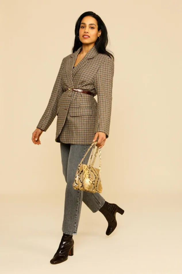 J Bag Python Naturel Women Rouje Bags