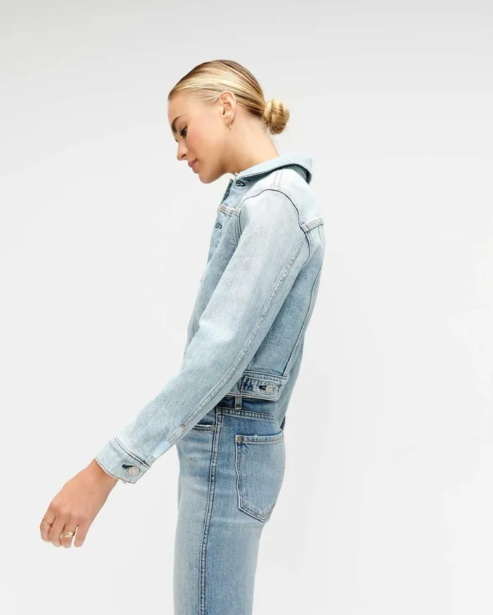 Jackets 038 Coats Women 7 For All Mankind Slant Pocket Jacket In Retro Ventura Blvd