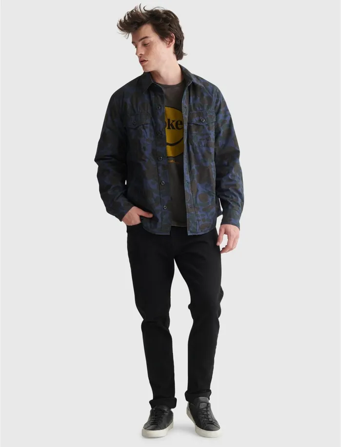 Jackets and Outerwear Men Lucky Brand Camo Shirt Jacket Multi