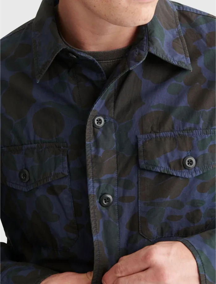 Jackets and Outerwear Men Lucky Brand Camo Shirt Jacket Multi