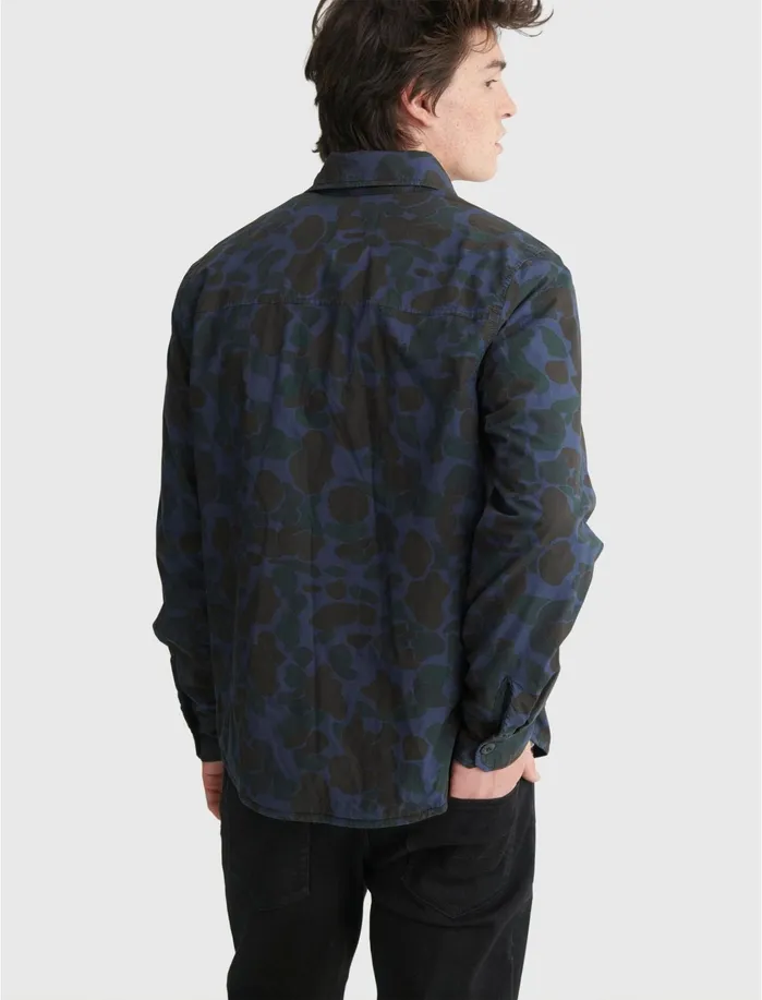 Jackets and Outerwear Men Lucky Brand Camo Shirt Jacket Multi