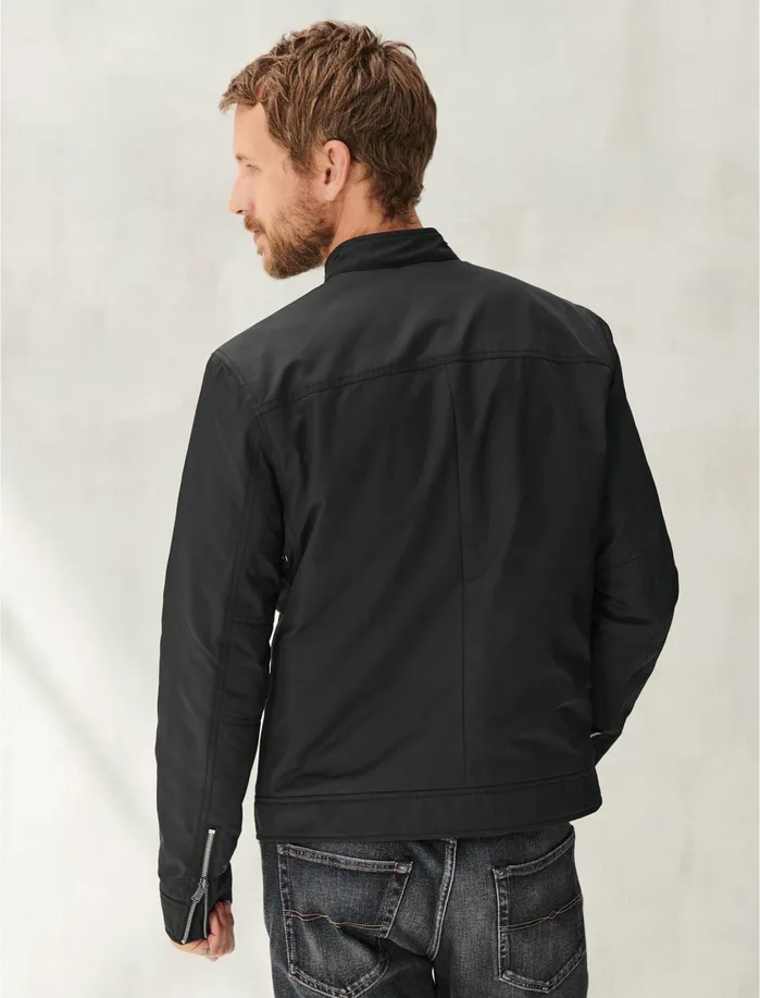 Jackets and Outerwear Men Lucky Brand NYLON BONNEVILLE JACKET Black