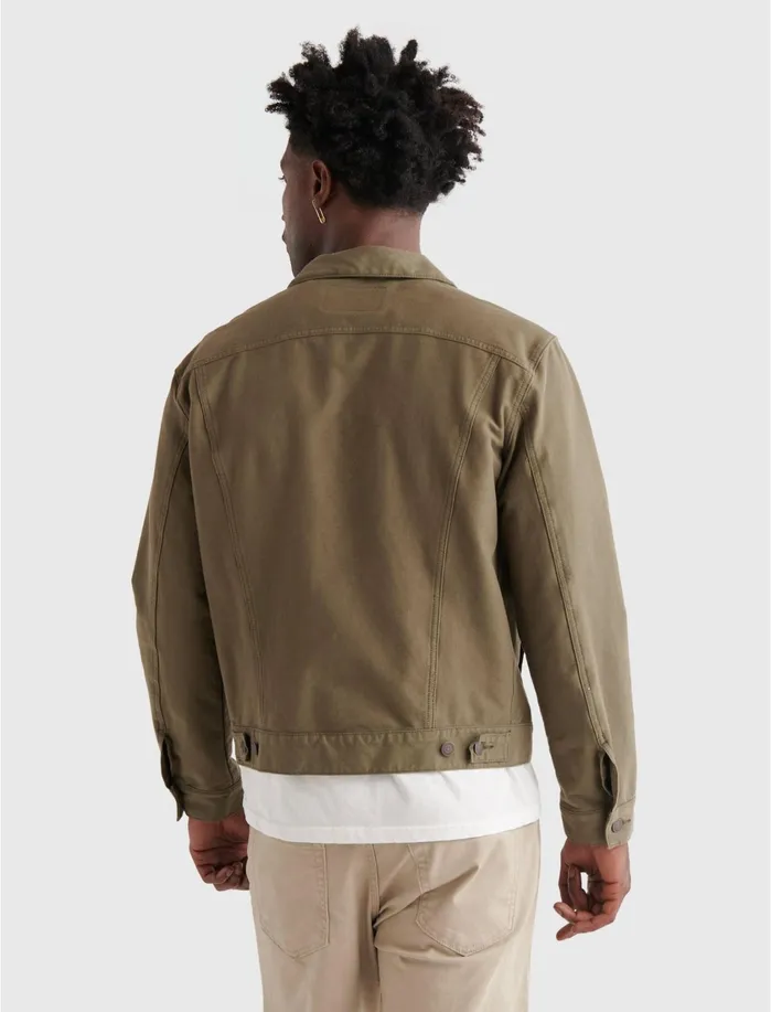Jackets and Outerwear Men Lucky Brand The Trucker Jacket Olive Night