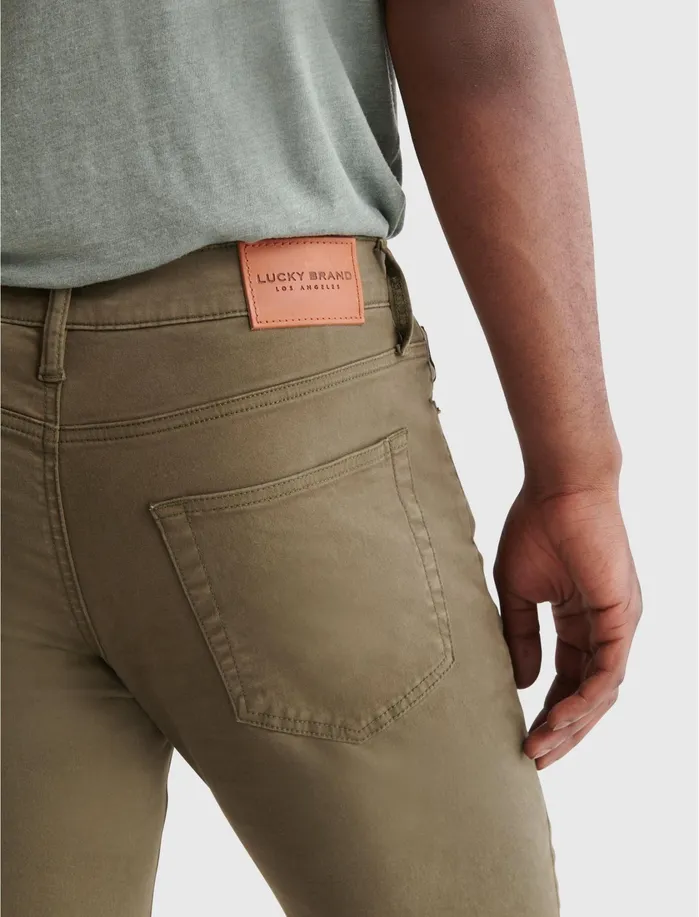 Jeans Men Lucky Brand 105 Slim Taper Sateen Stretch Jean Olive Night