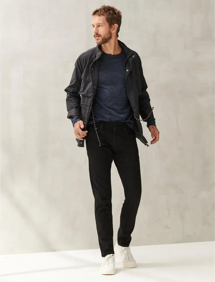 Jeans Men Lucky Brand 110 Slim Advanced Stretch Jean Black Rinse