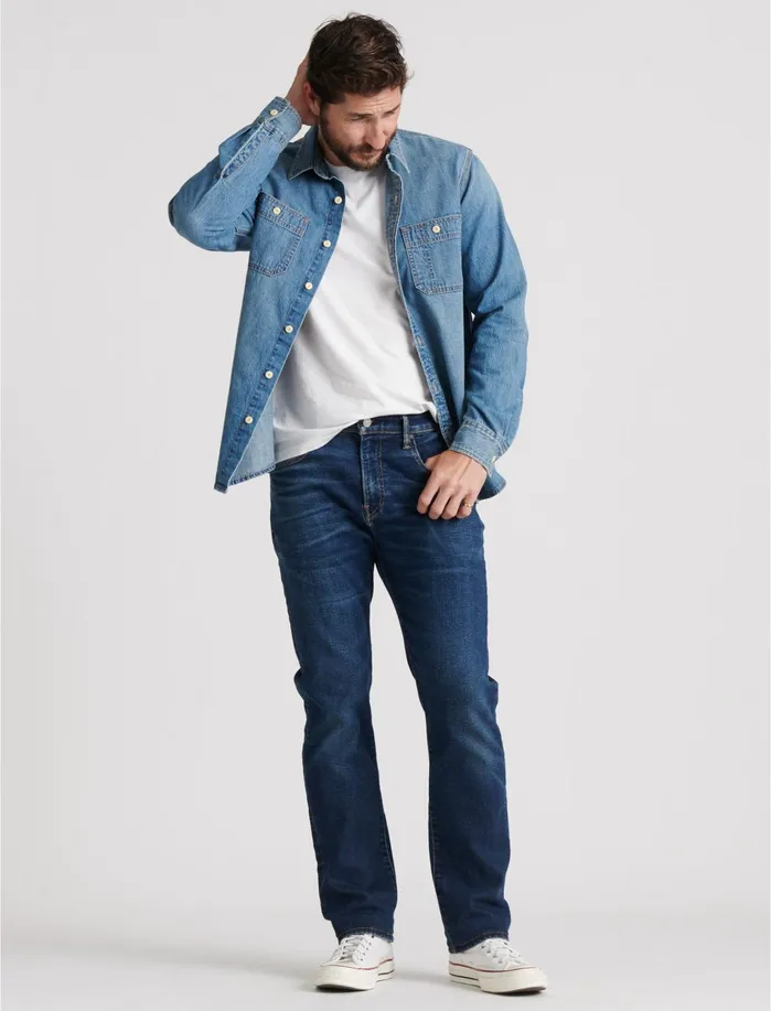Jeans Men Lucky Brand 223 Straight Advanced Stretch Jean Rhone