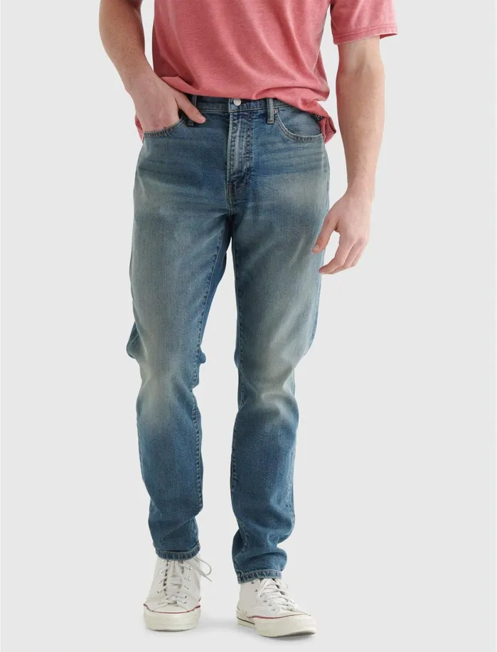 Jeans Men Lucky Brand 411 ATHLETIC TAPER TENCEL STRETCH JEAN Grenada