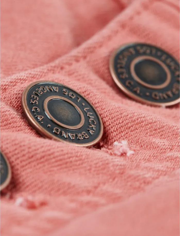 Jeans Women Lucky Brand High Rise Bridgette Crop Jean Faded Rose