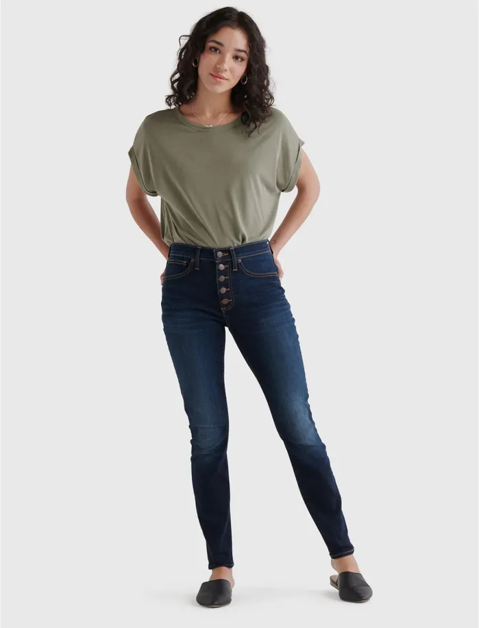 Jeans Women Lucky Brand High Rise Bridgette Skinny Jean Lantern