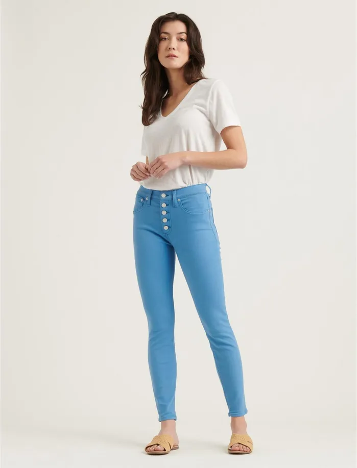 Jeans Women Lucky Brand High Rise Bridgette Skinny Jean Lichen Blue