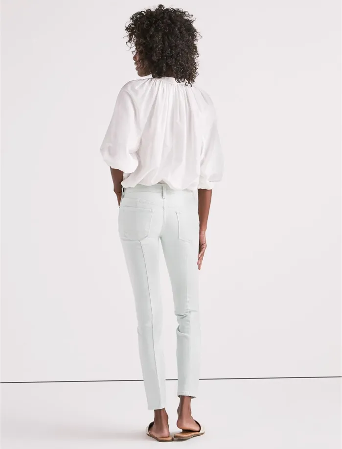 Jeans Women Lucky Brand Lolita Mid Rise Skinny Jean In Mint Pine