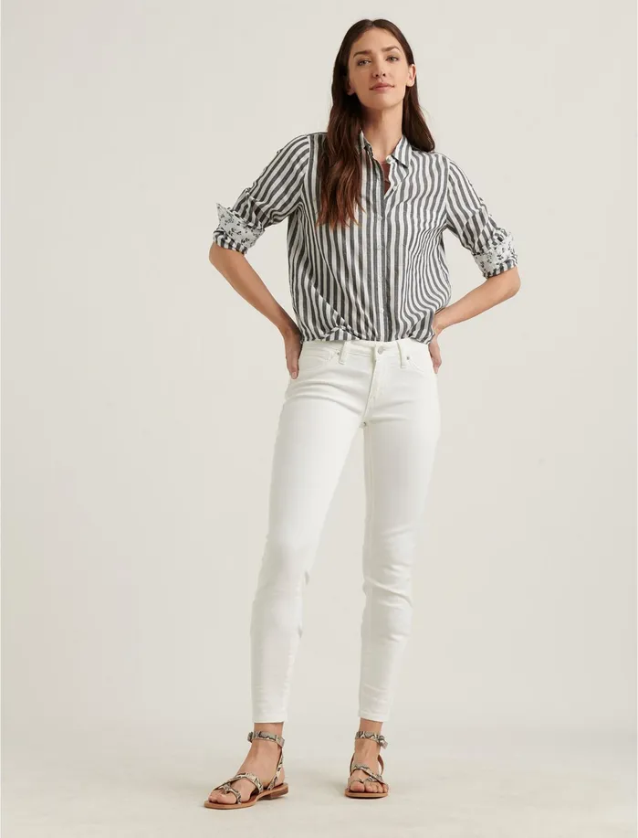 Jeans Women Lucky Brand Low Rise Lolita Skinny Jean Clean White