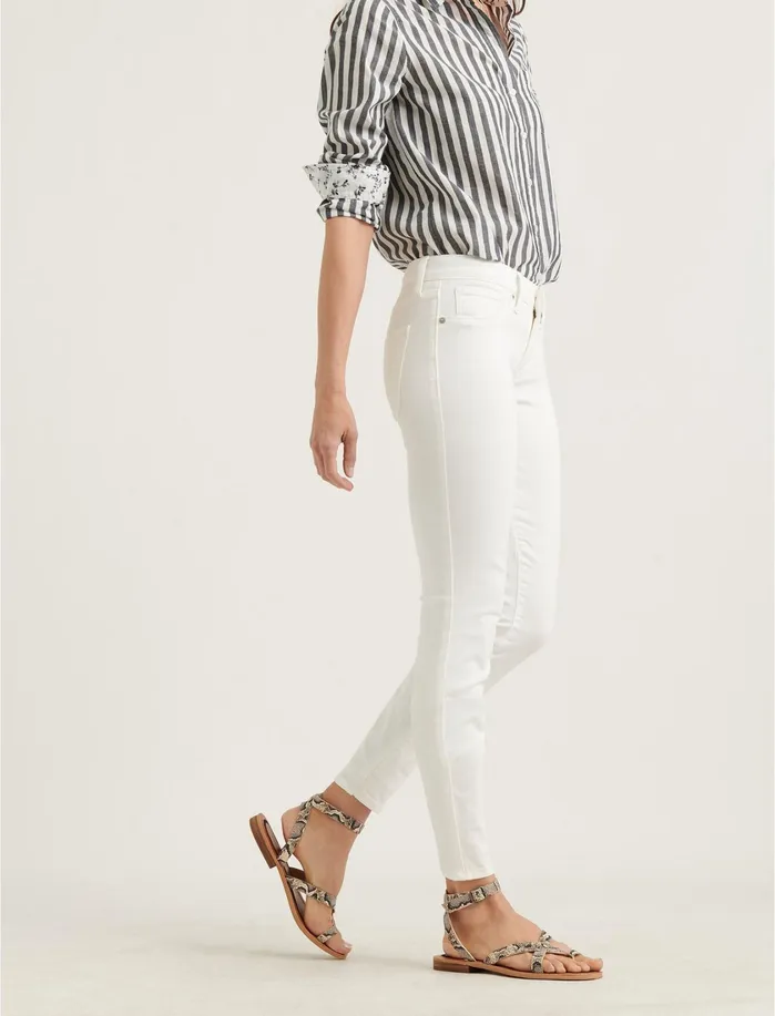 Jeans Women Lucky Brand Low Rise Lolita Skinny Jean Clean White