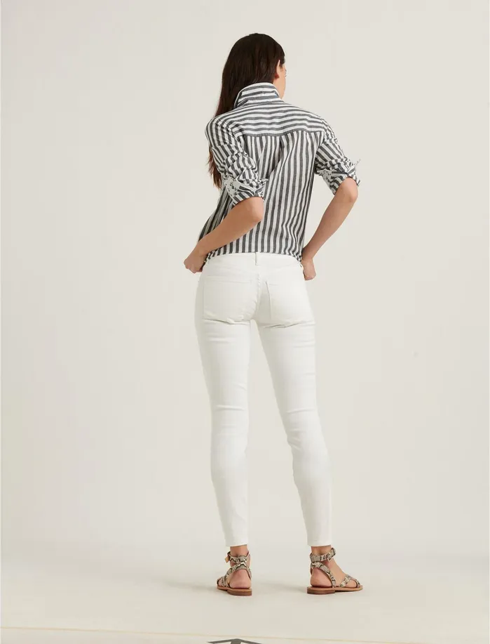 Jeans Women Lucky Brand Low Rise Lolita Skinny Jean Clean White