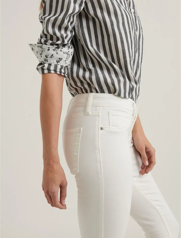 Jeans Women Lucky Brand Low Rise Lolita Skinny Jean Clean White