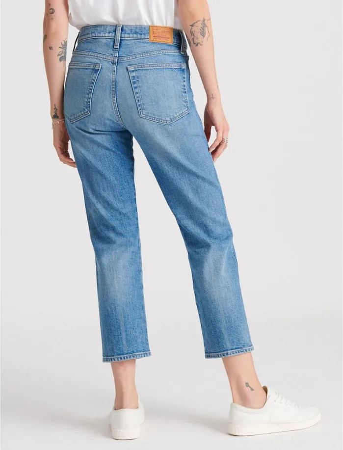 Jeans Women Lucky Brand Mid Rise Authentic Straight Jean Mogadore