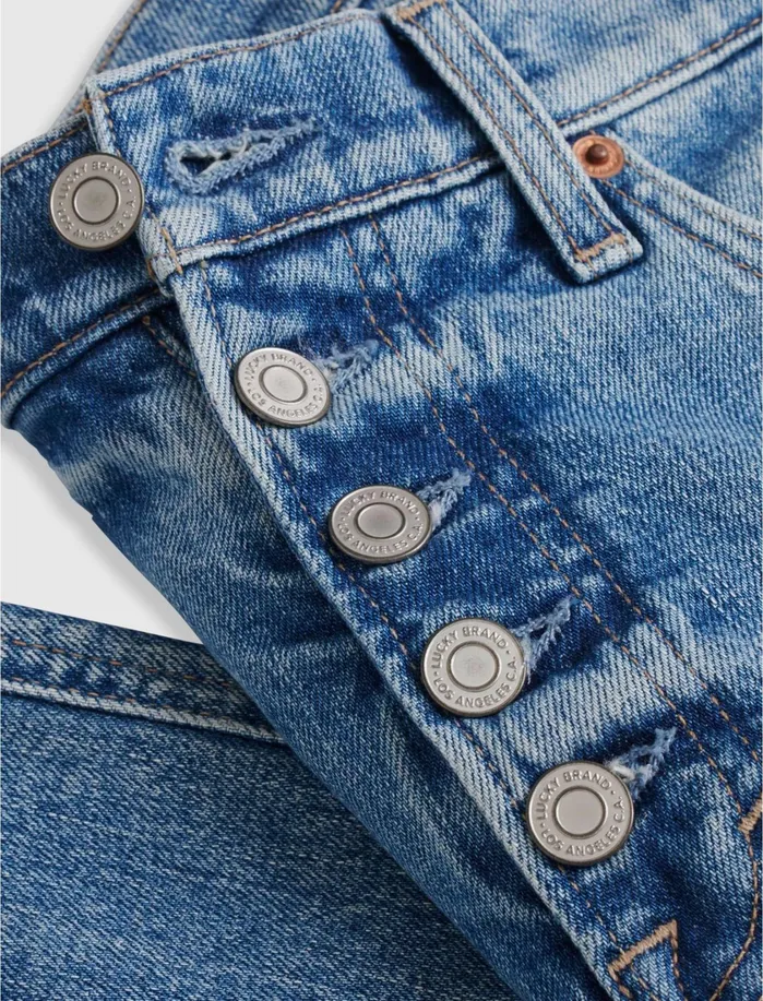 Jeans Women Lucky Brand Mid Rise Authentic Straight Jean Mogadore