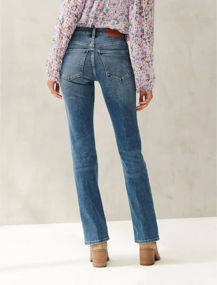 Jeans Women Lucky Brand Mid Rise Ava Boot Jean Crystal River