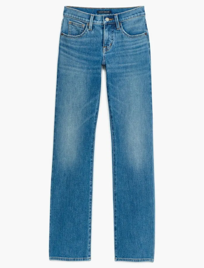 Jeans Women Lucky Brand Mid Rise Ava Boot Jean Crystal River